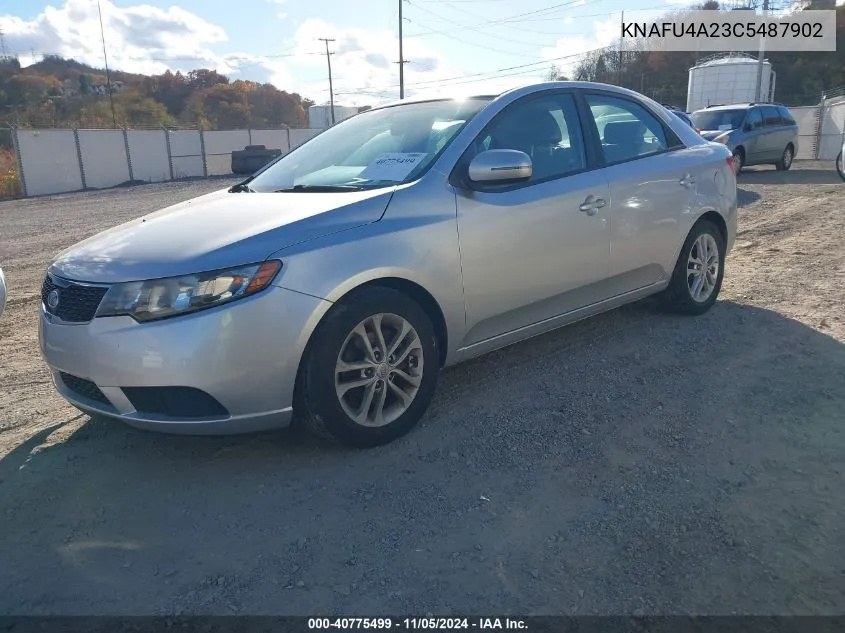 2012 Kia Forte Ex VIN: KNAFU4A23C5487902 Lot: 40775499