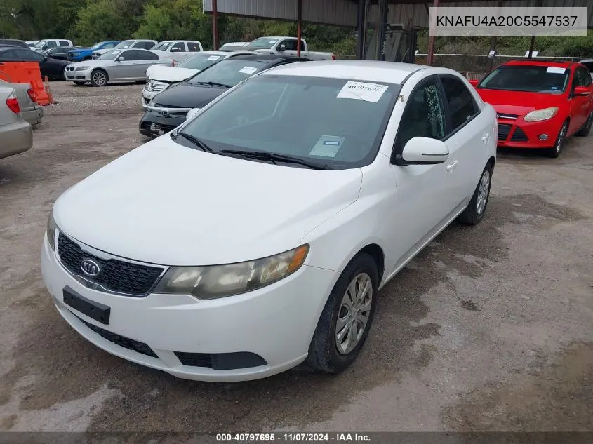 2012 Kia Forte Ex VIN: KNAFU4A20C5547537 Lot: 40797695