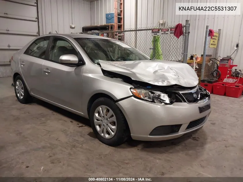 2012 Kia Forte Ex VIN: KNAFU4A22C5531307 Lot: 40802134