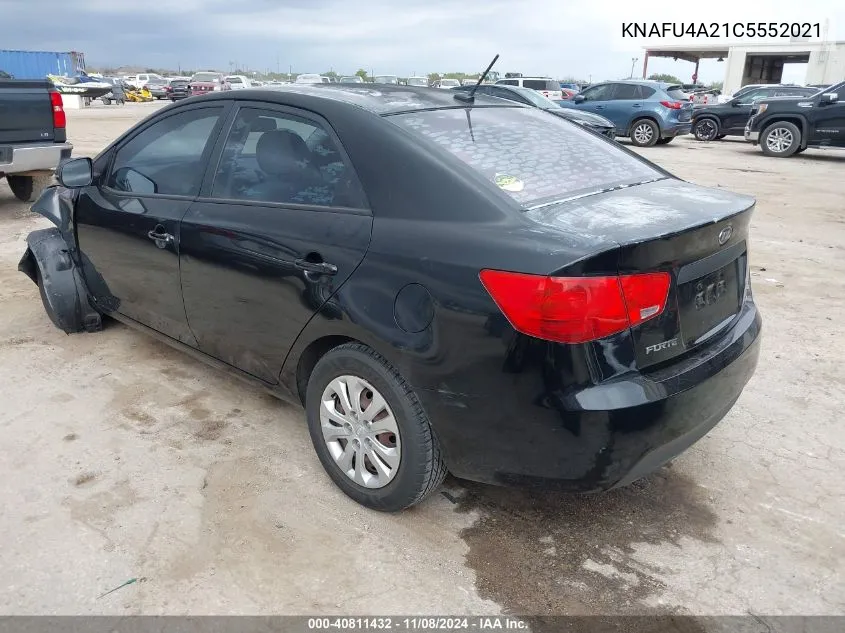 2012 Kia Forte Ex VIN: KNAFU4A21C5552021 Lot: 40811432