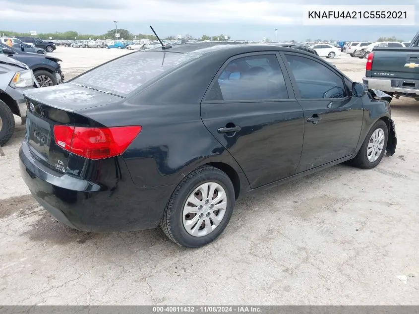 2012 Kia Forte Ex VIN: KNAFU4A21C5552021 Lot: 40811432