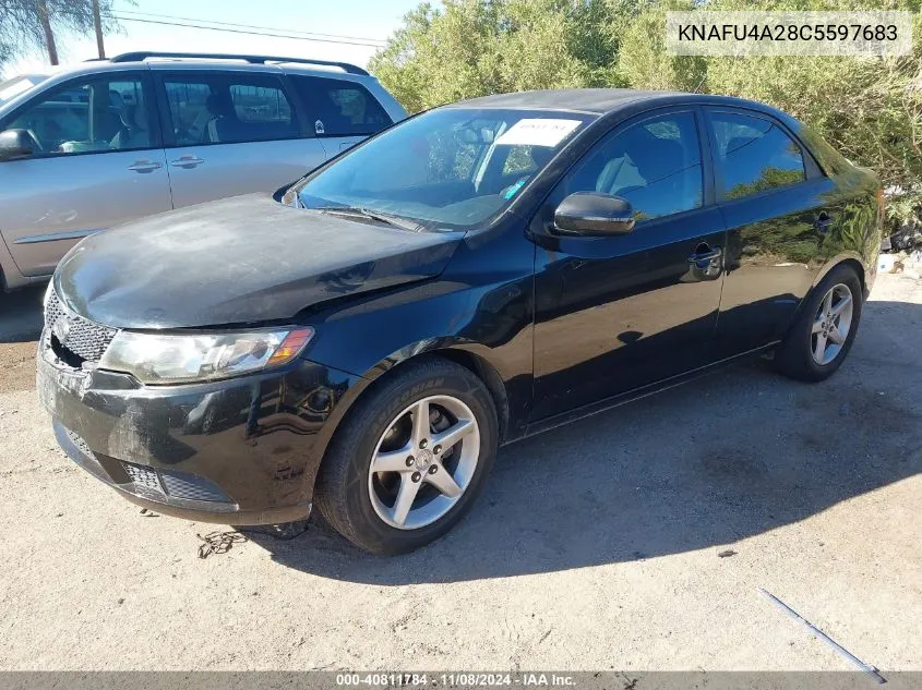 2012 Kia Forte Ex VIN: KNAFU4A28C5597683 Lot: 40811784