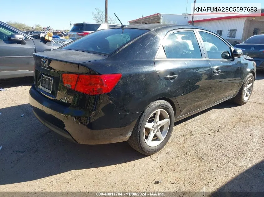 2012 Kia Forte Ex VIN: KNAFU4A28C5597683 Lot: 40811784