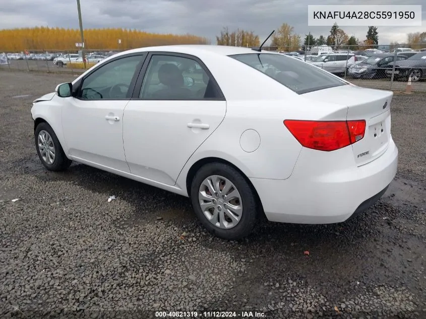 2012 Kia Forte Ex VIN: KNAFU4A28C5591950 Lot: 40821319