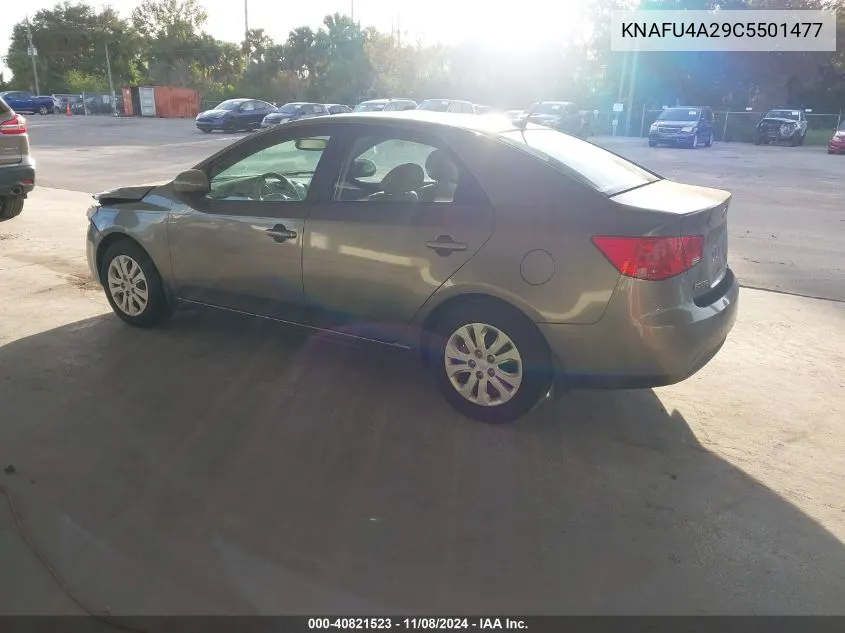 KNAFU4A29C5501477 2012 Kia Forte Ex