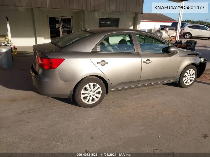 KNAFU4A29C5501477 2012 Kia Forte Ex