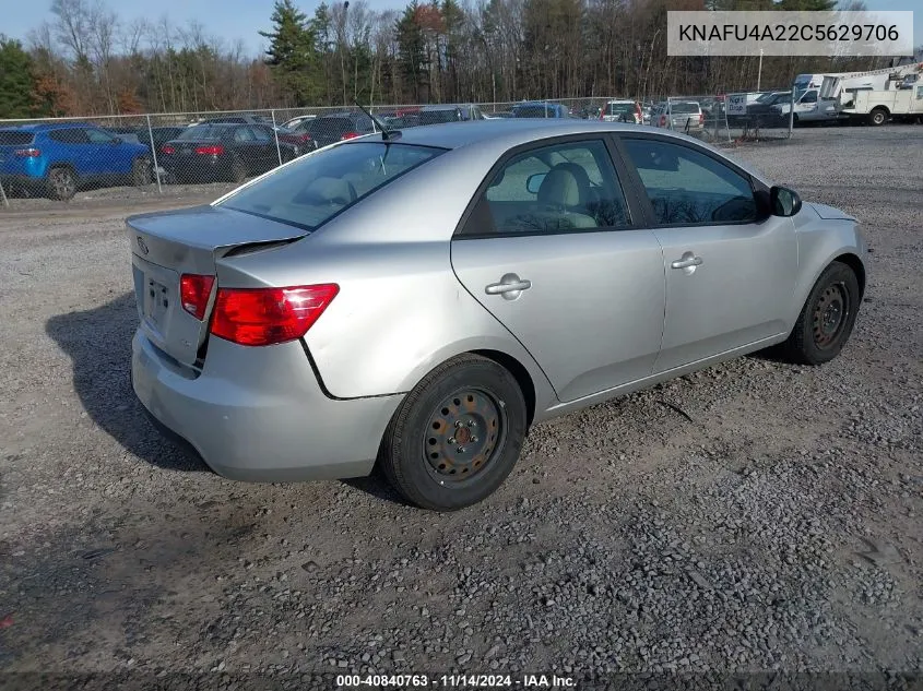 KNAFU4A22C5629706 2012 Kia Forte Ex