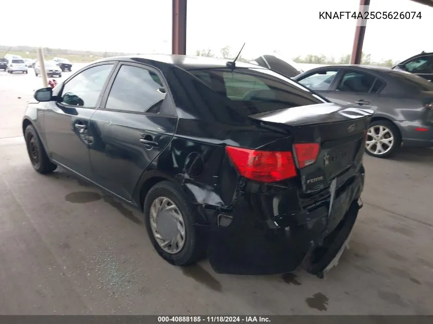 2012 Kia Forte Lx VIN: KNAFT4A25C5626074 Lot: 40888185