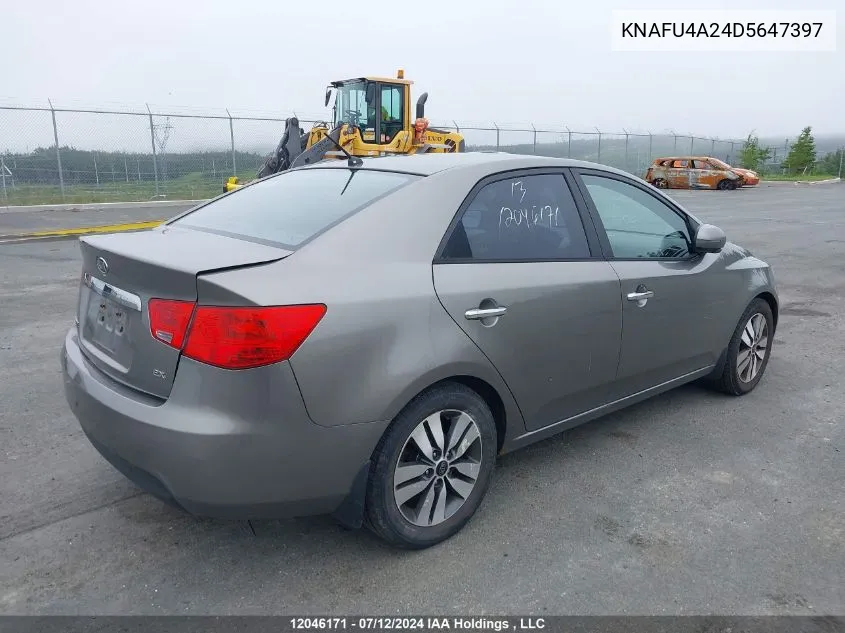 KNAFU4A24D5647397 2013 Kia Forte