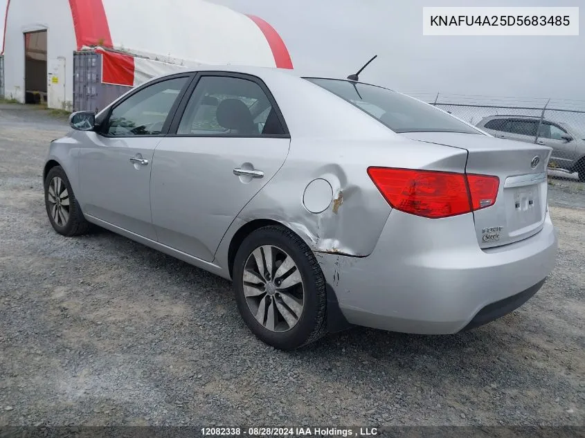 KNAFU4A25D5683485 2013 Kia Forte