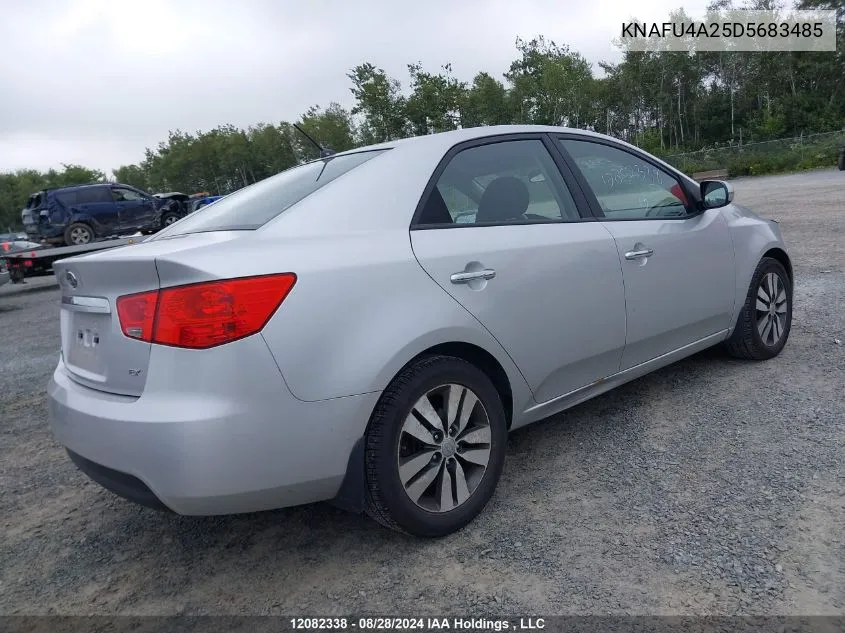 KNAFU4A25D5683485 2013 Kia Forte