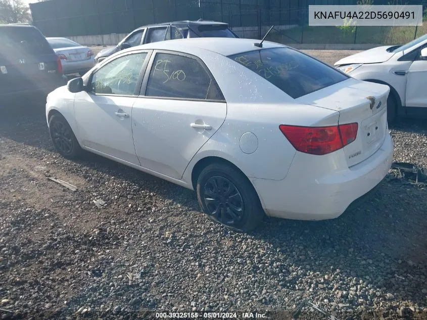 2013 Kia Forte Ex VIN: KNAFU4A22D5690491 Lot: 39325155