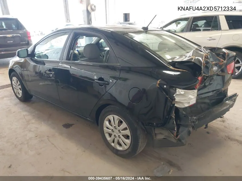 KNAFU4A2XD5712334 2013 Kia Forte Ex