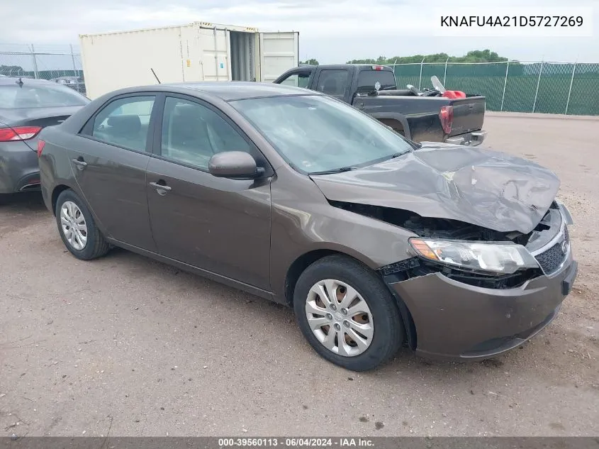 2013 Kia Forte Ex VIN: KNAFU4A21D5727269 Lot: 39560113