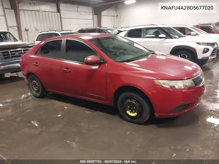 KNAFU4A28D5677020 2013 Kia Forte Ex