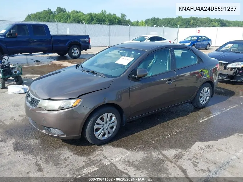 KNAFU4A24D5691237 2013 Kia Forte Ex