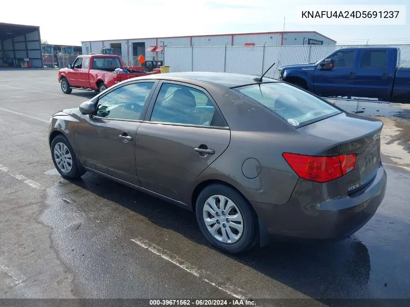 KNAFU4A24D5691237 2013 Kia Forte Ex