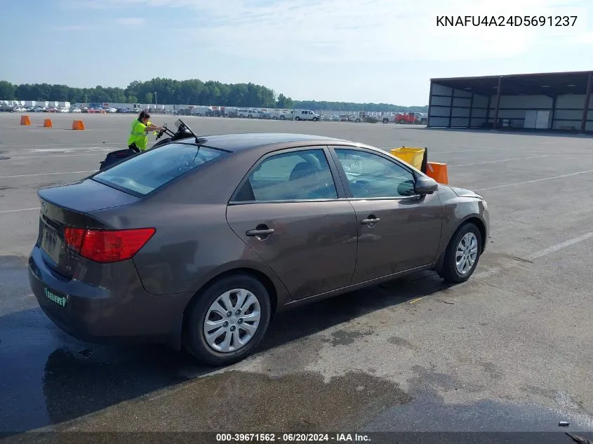 KNAFU4A24D5691237 2013 Kia Forte Ex