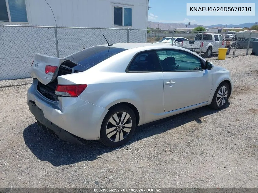 KNAFU6A26D5670210 2013 Kia Forte Koup Ex