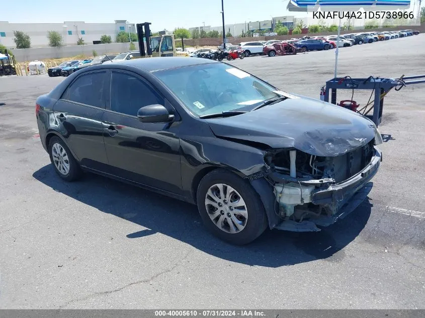 KNAFU4A21D5738966 2013 Kia Forte Ex