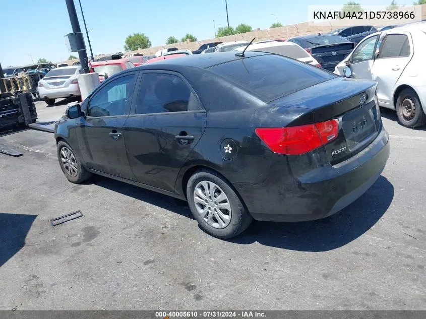 KNAFU4A21D5738966 2013 Kia Forte Ex