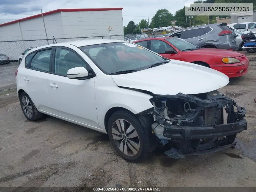 KNAFU5A25D5742735 2013 Kia Forte Ex