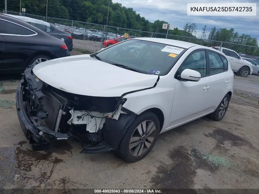 KNAFU5A25D5742735 2013 Kia Forte Ex