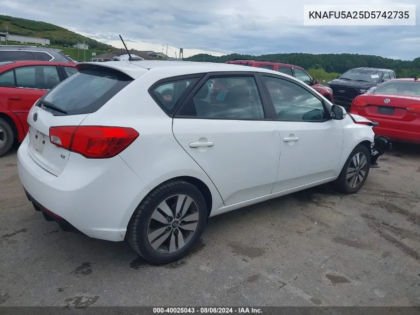 2013 Kia Forte Ex VIN: KNAFU5A25D5742735 Lot: 40025043