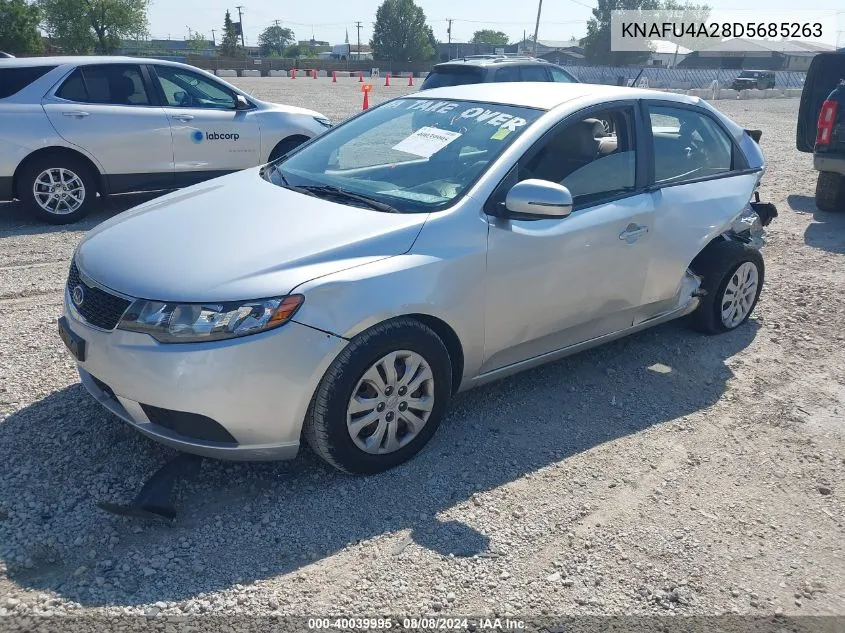 2013 Kia Forte Ex VIN: KNAFU4A28D5685263 Lot: 40039995