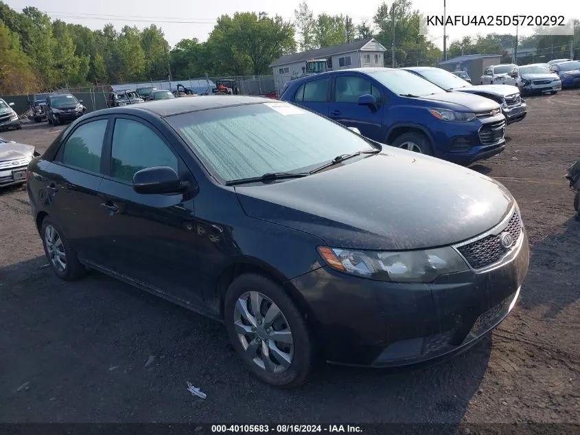 2013 Kia Forte Ex VIN: KNAFU4A25D5720292 Lot: 40105683