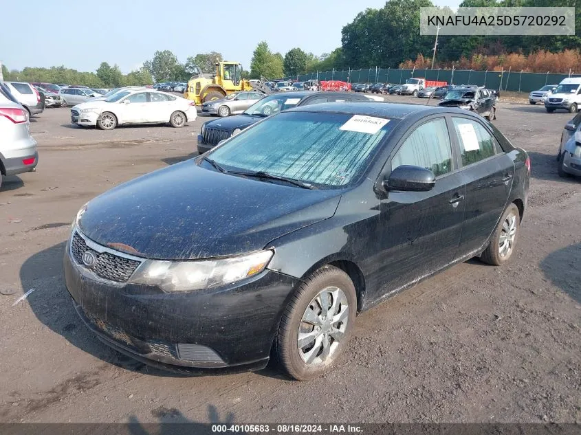 2013 Kia Forte Ex VIN: KNAFU4A25D5720292 Lot: 40105683