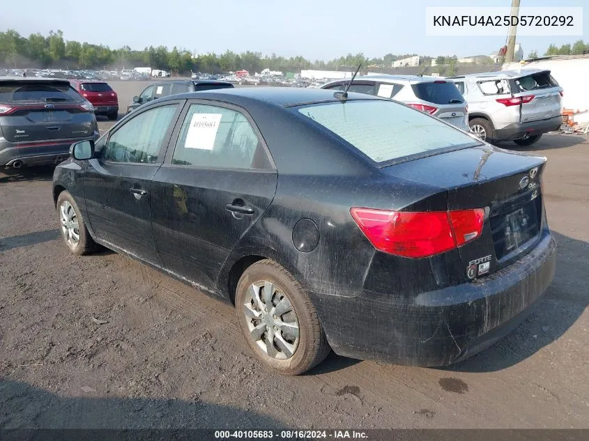 KNAFU4A25D5720292 2013 Kia Forte Ex