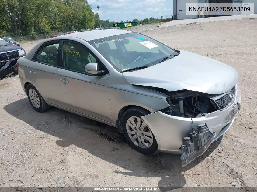 2013 Kia Forte Ex VIN: KNAFU4A27D5653209 Lot: 40114441