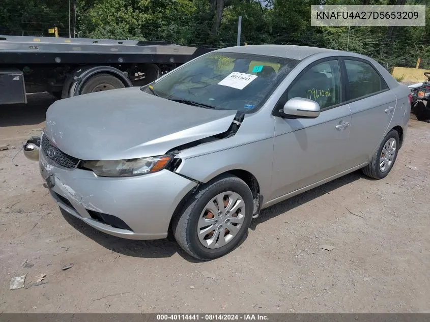 2013 Kia Forte Ex VIN: KNAFU4A27D5653209 Lot: 40114441