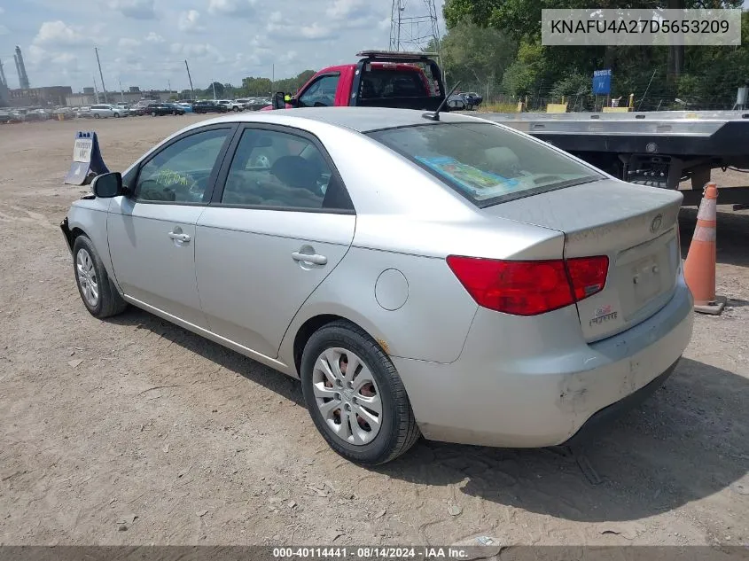 KNAFU4A27D5653209 2013 Kia Forte Ex