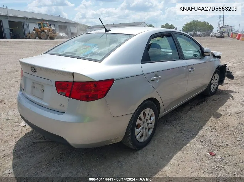 KNAFU4A27D5653209 2013 Kia Forte Ex