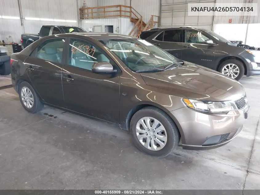 KNAFU4A26D5704134 2013 Kia Forte Ex