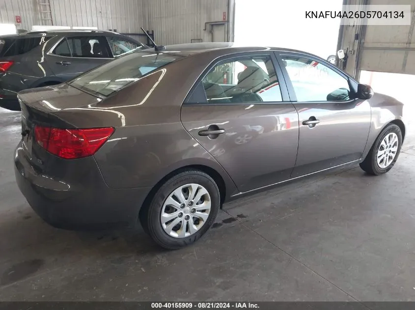 2013 Kia Forte Ex VIN: KNAFU4A26D5704134 Lot: 40155909