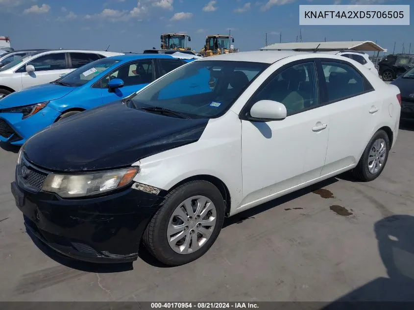 2013 Kia Forte Lx VIN: KNAFT4A2XD5706505 Lot: 40170954