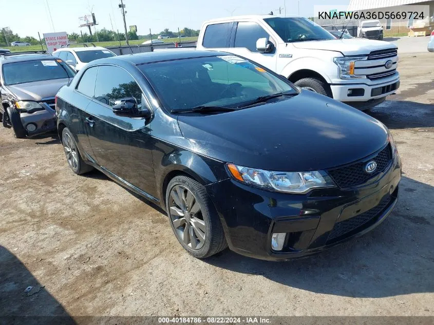 2013 Kia Forte Koup Sx VIN: KNAFW6A36D5669724 Lot: 40184786