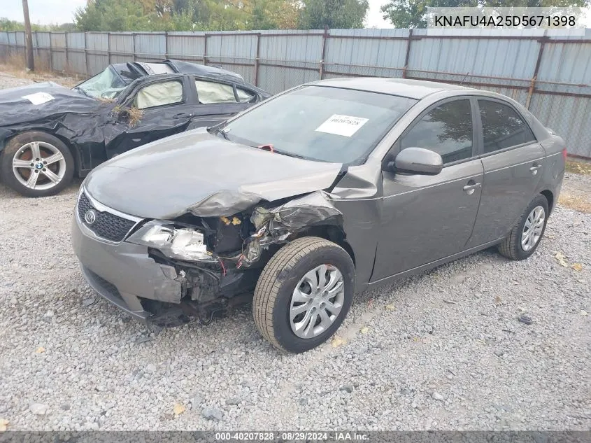 2013 Kia Forte Ex VIN: KNAFU4A25D5671398 Lot: 40207828