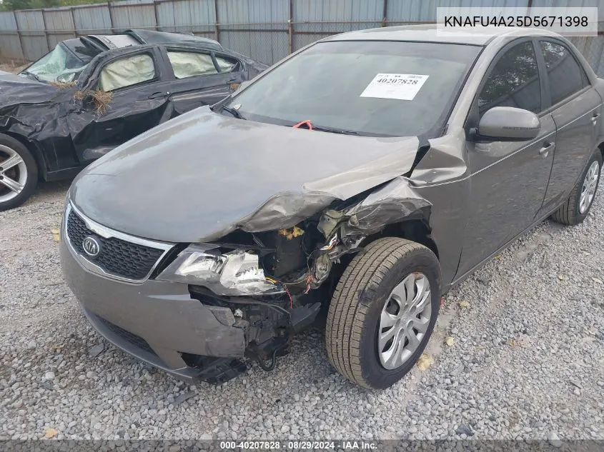 KNAFU4A25D5671398 2013 Kia Forte Ex