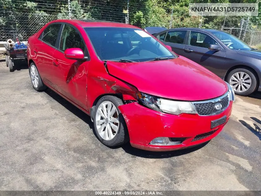 KNAFW4A31D5725749 2013 Kia Forte Sx