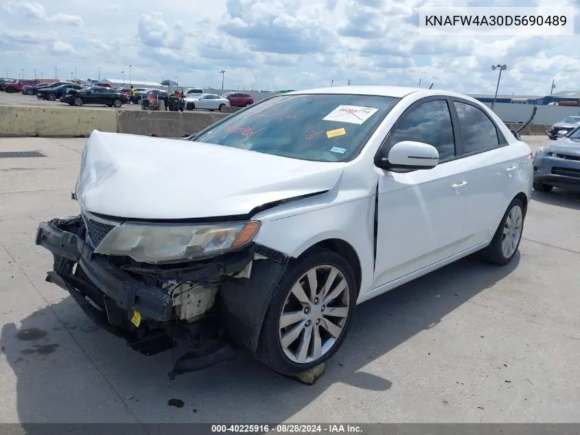 2013 Kia Forte Sx VIN: KNAFW4A30D5690489 Lot: 40225916