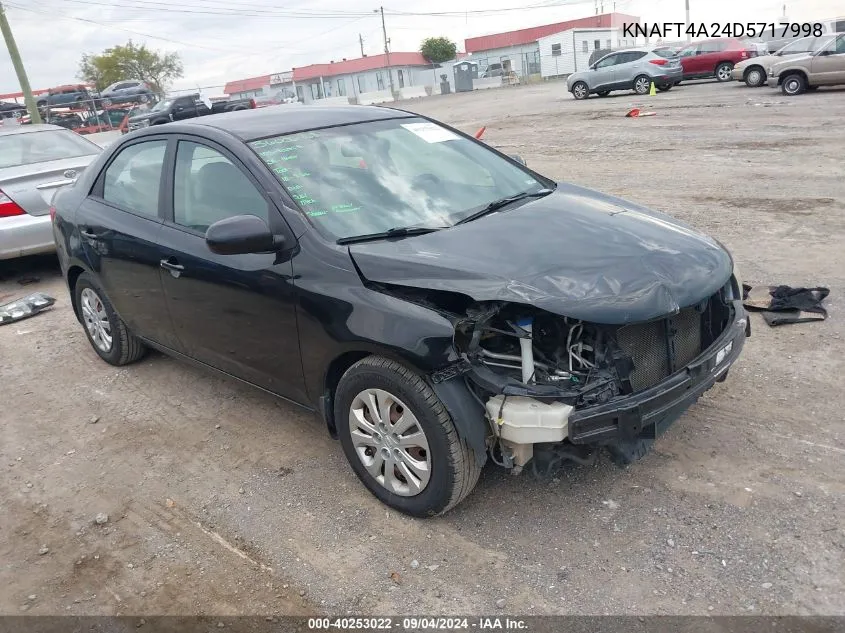 KNAFT4A24D5717998 2013 Kia Forte Lx