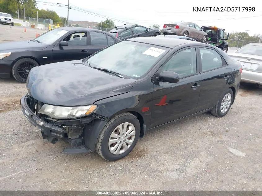 KNAFT4A24D5717998 2013 Kia Forte Lx