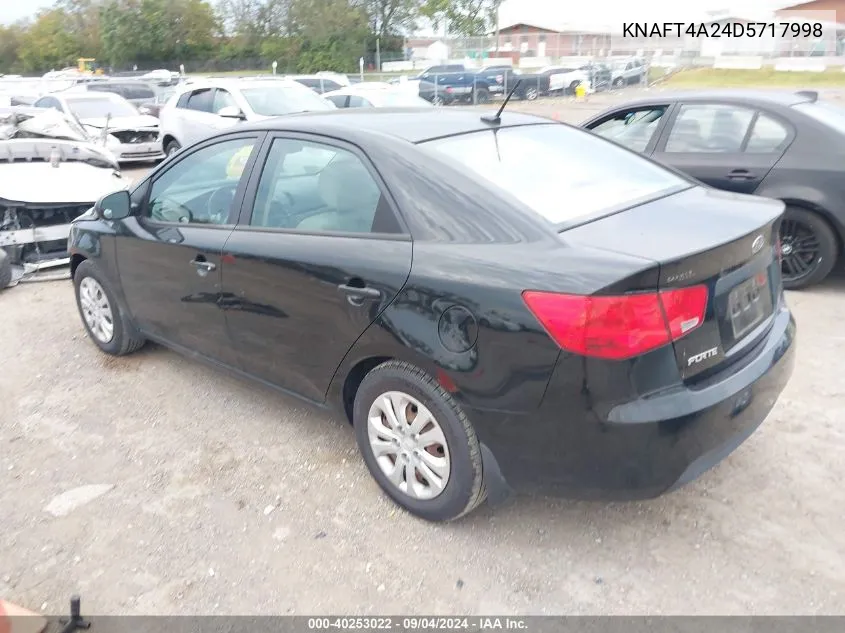 KNAFT4A24D5717998 2013 Kia Forte Lx