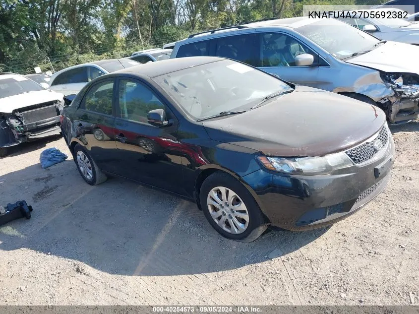 2013 Kia Forte Ex VIN: KNAFU4A27D5692382 Lot: 40254573