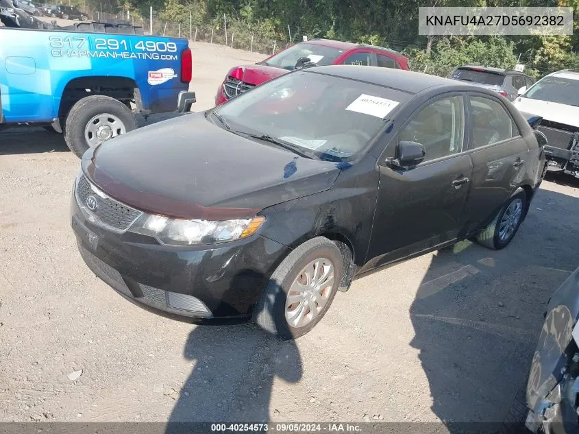 KNAFU4A27D5692382 2013 Kia Forte Ex