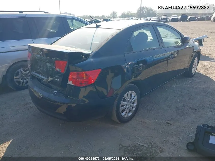 2013 Kia Forte Ex VIN: KNAFU4A27D5692382 Lot: 40254573